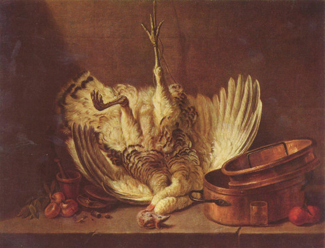 Still Life with Hanging Turkey 