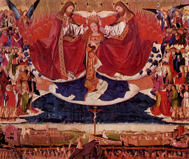 Marienkrönung, Altar de la Cartuja de Villeneuve-les-Avignon