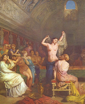 The steam bath, detail