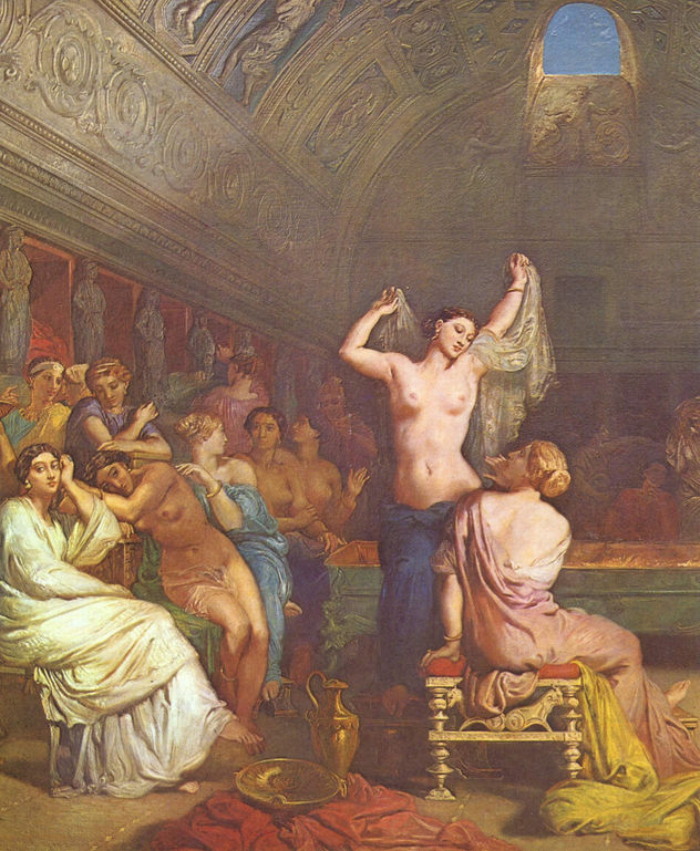El baño de vapor, detalle