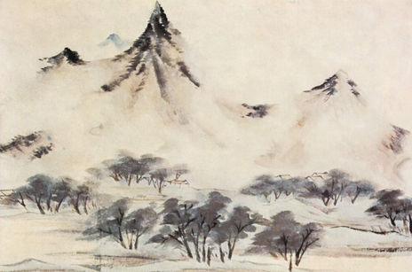 Montañas en nubes