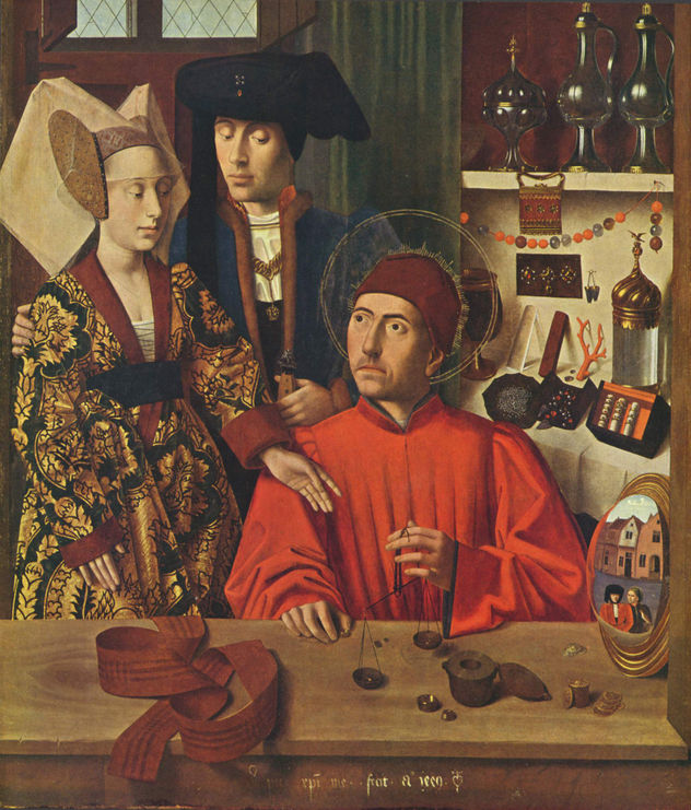 Hl. Eligius en su taller