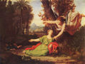 Hagar and Ishmael in the Desert