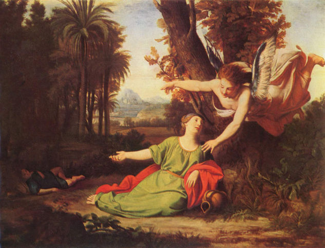 Hagar and Ishmael in the Desert 