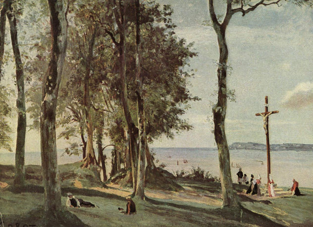 Honfleur. Monte Calvario en la Côte de Grace