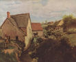 Cottages with a Mill by the Stream