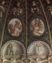 Ceiling fresco in the monastery of nuns of San Paolo in Parma, scene