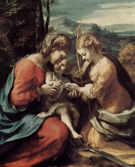 The Mystic Marriage of Saint Catherine of Alexandria 