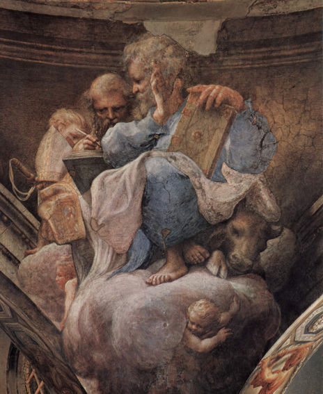 Frescos in the...