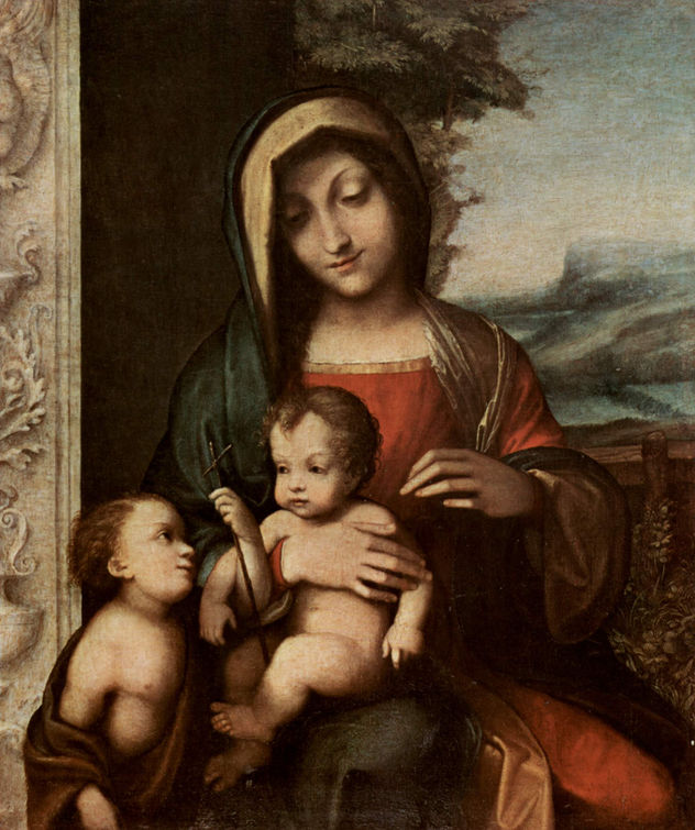 Vírgen con San Juan Bautista