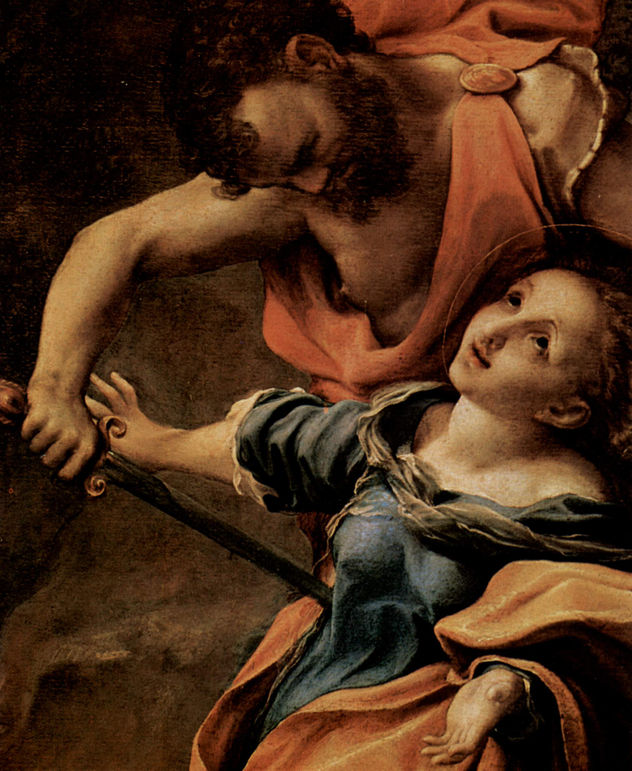 Martyrdom of Four Saints, detail