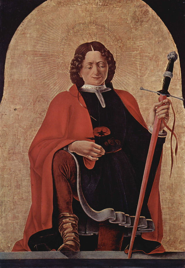 Griffoni Altarpiece, originally Griffoni Chapel in San Petronio in Bologna, panel on the left wing with Saint Peter.