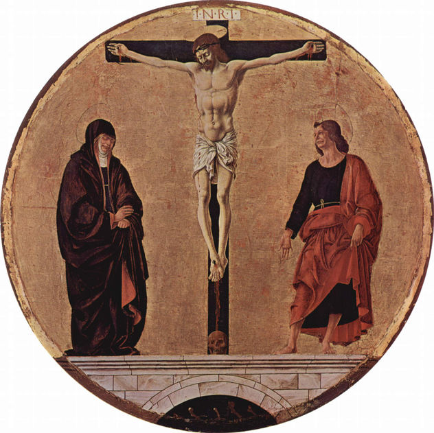 Griffoni-Altar, originalmente capilla Griffoni en San Petronio en Bolonia, panel central con San Vicente Ferrer.