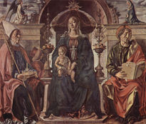 Thronende Madonna,...