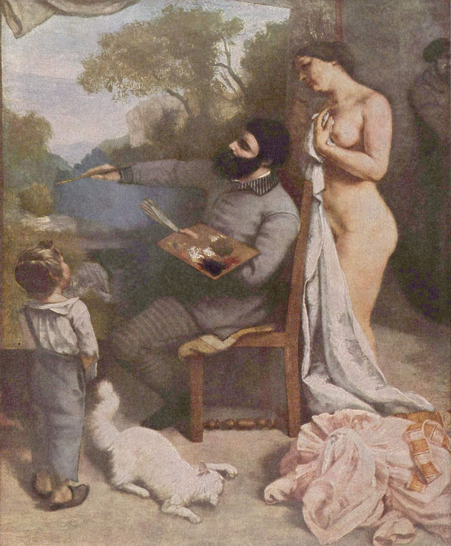 The artist's workshop, detail