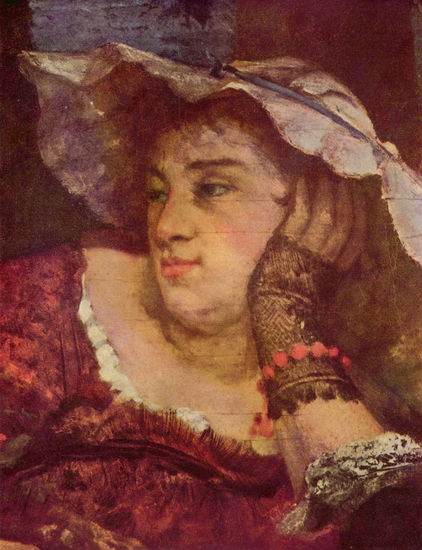 Mujer en el Sena, Detalle 