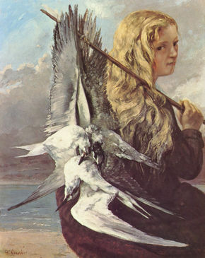 Woman with Seagulls