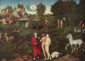 Adam and Eve in the...