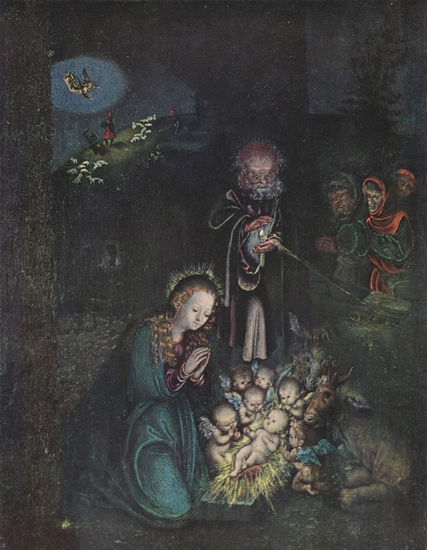 Birth of Christ (Holy Night, Christmas) 