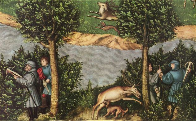 Hunting of the Deer by Elector Frederick the Wise, Detail 