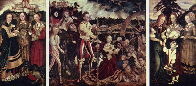 Altar de Santa Catalina, vista general, ala izquierda