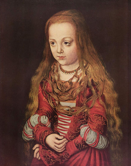 Portrait of a Saxon Princess 