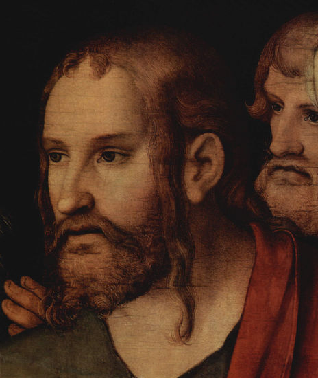 Christ and the Adulteress, Detail 