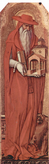 Altar Polyptych of Saint Peter Martyr, left inner wing, scene 