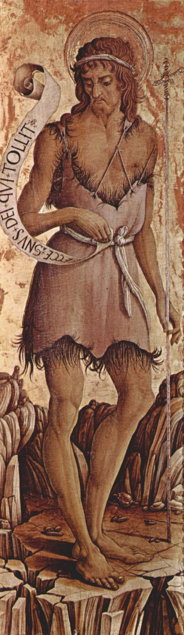 Altartafel de San Silvestro en Massa Fermana, tabla exterior izquierda