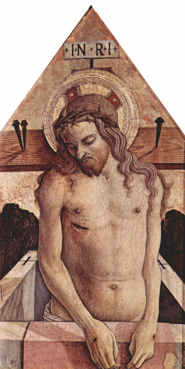 Altarpiece of Saint Sylvester in Massa Fermana, central panel.