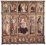 Main altar of the cathedral of Ascoli, Polyptych, general view, central panel