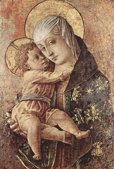 Madonna, fragment of an altar of the Chiesa degli Osservanti in Macerata 