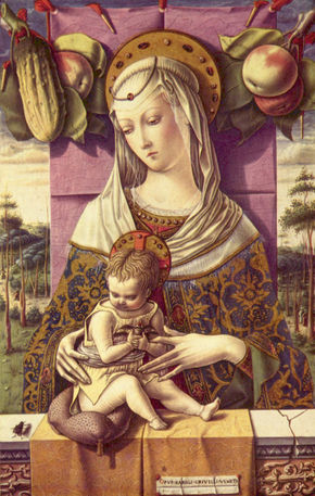 María con niño