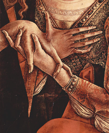 Pietà, Detalle 