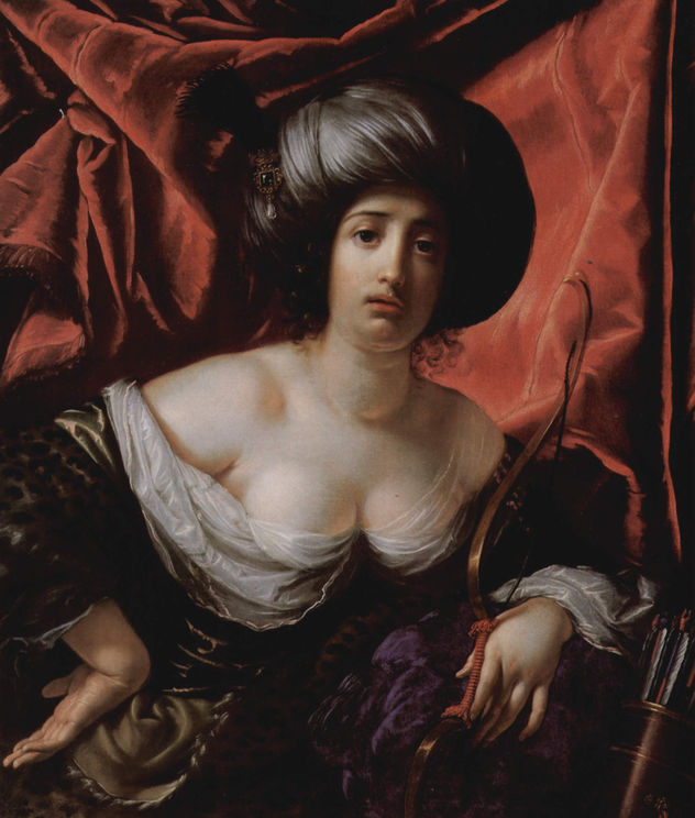 Porträt einer Dame als Diana