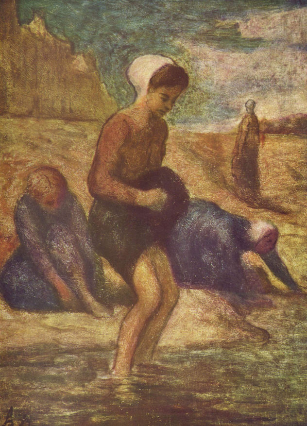 Bathing Young Girls