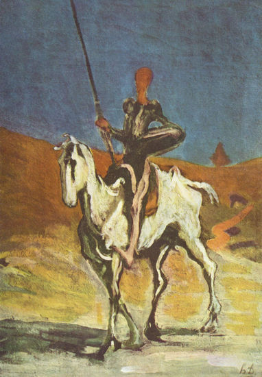 Don Quijote y Sancho Panza 