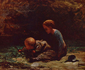 Niña y niño