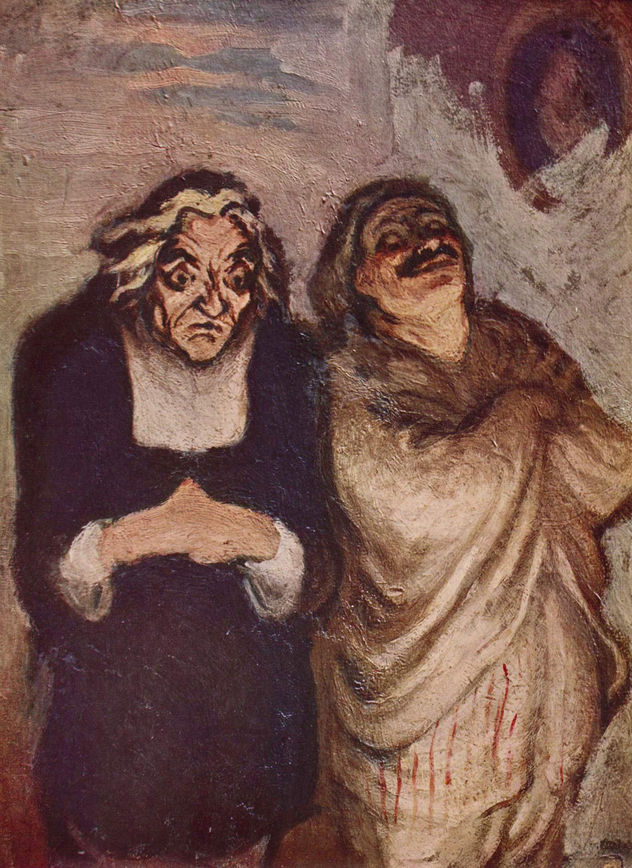 Escena de una comedia de Molière