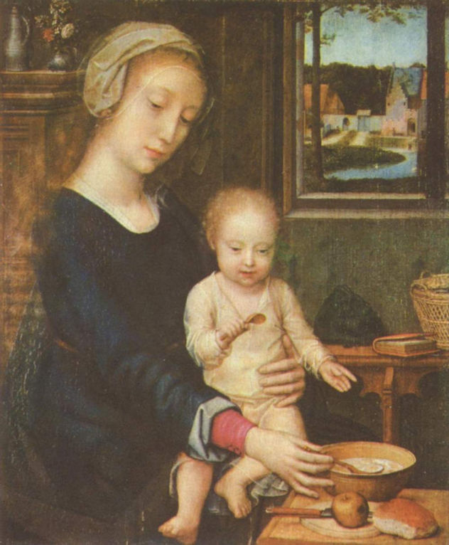 La Madonna con la sopa de leche