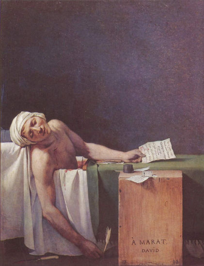 La muerte de Marat 