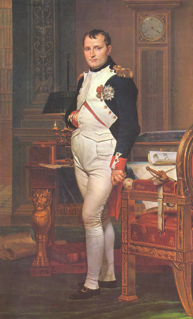 Portrait of Naoleón in his office