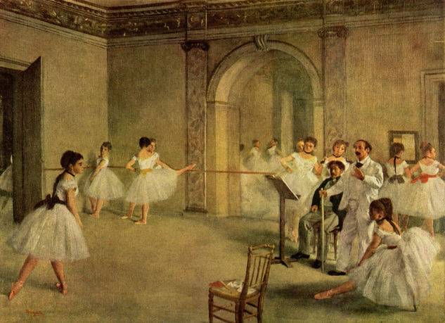 Sala de ballet de la Ópera de la Rue Peletier 