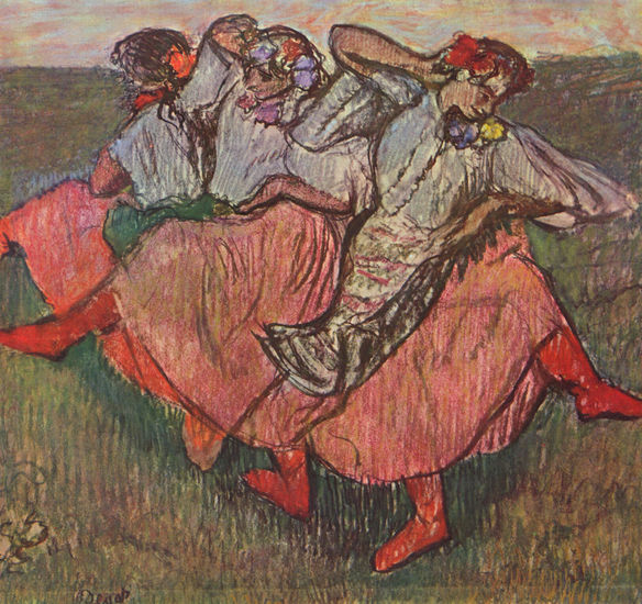 Tres bailarinas rusas 