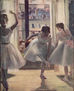 Three Dancers in a Rehearsal Room
