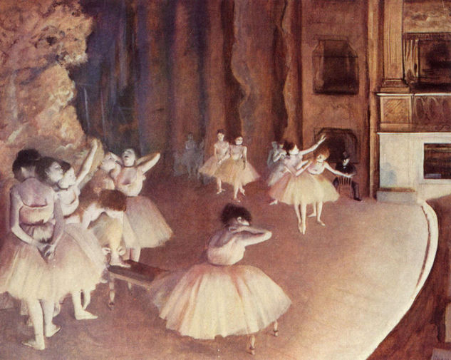 Ballet Dress Rehearsal on Stage 