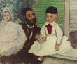 Portrait of the Count of Lepic and His Daughters