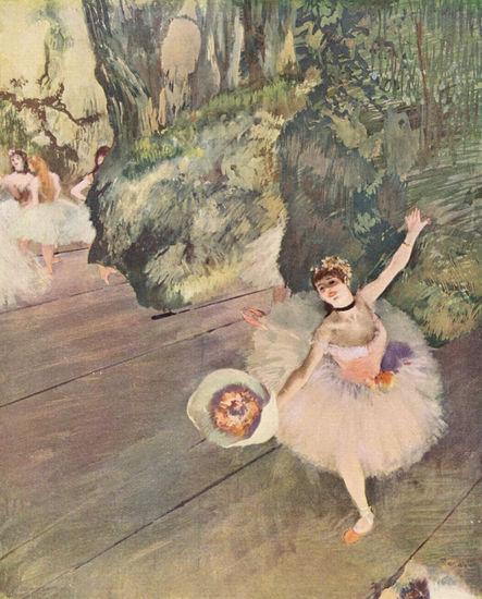 Dancer with a Bouquet of Flowers (the Star of the Ballet) 