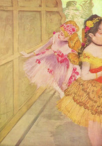 Bailarinas detrás...