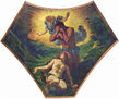 Palais Bourbon, painting in the dome of Theology, scene
